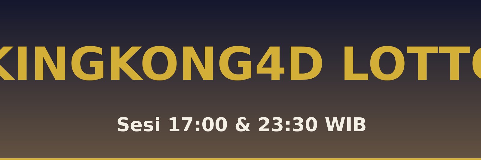 Kingkong4D Lotto Sungai Aur